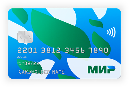 Пластиковые карты UzCard (с платежной системой МИР)